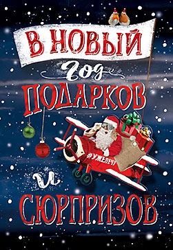 В Новый год подарков и сюрпризов!